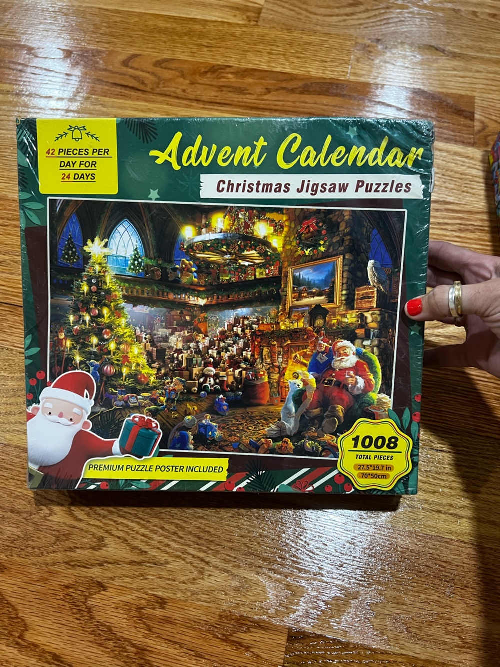 Advent Calendar Christmas Jigsaw Puzzle - Festive Multi-Color